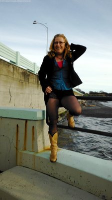 pantyhose &amp; cowboy boots